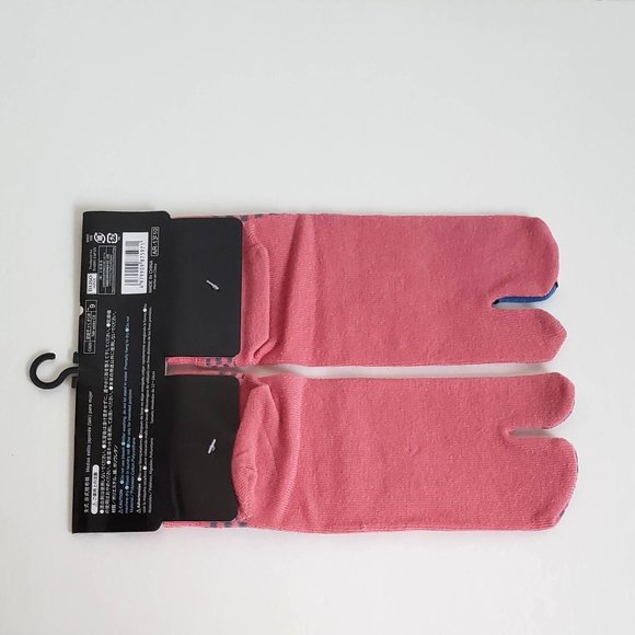 Japanese TABI SOCKS Cherry Blossom Art Flip Flop Split Toe Ninja Kawaii Geisha - Picture 4 of 6